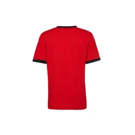 Camiseta de manga corta con cuello redondo de hilo irregular Tallas asiáticas «Rojo» Camiseta de manga corta con cuello redondo de hilo irregular Tallas asiáticas «Rojo»