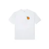 Camiseta de manga corta con cuello redondo holgada con estampado de dibujos animados de Converse para hombre, color blanco