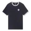 Camiseta de manga corta con cuello redondo, tallas asiáticas «Negro»