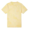 Camiseta de manga corta con cuello redondo y estampado de mármol, tallas asiáticas «Gold Dart»