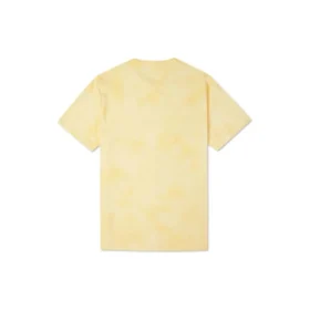 Camiseta de manga corta con cuello redondo y estampado de mármol, tallas asiáticas «Gold Dart» Camiseta de manga corta con cuello redondo y estampado de mármol, tallas asiáticas «Gold Dart»