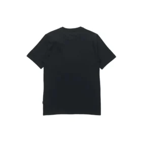 Camiseta de manga corta con cuello redondo y estampado del logotipo de Alphabet, color negro Camiseta de manga corta con cuello redondo y estampado del logotipo de Alphabet, color negro