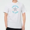 Camiseta de manga corta con eslogan y logo para hombre, color blanco