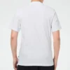 Camiseta de manga corta con eslogan y logo para hombre, color blanco