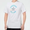Camiseta de manga corta con eslogan y logo para hombre, color blanco