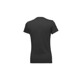 Camiseta de manga corta con estampado de flores, color negro Camiseta de manga corta con estampado de flores, color negro