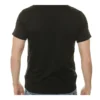 Camiseta de manga corta Converse Pure Cotton Alphabet para hombre, color negro