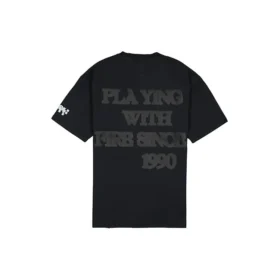 Camiseta de manga corta Converse X ASAP Nast, tallas asiáticas «Negro»