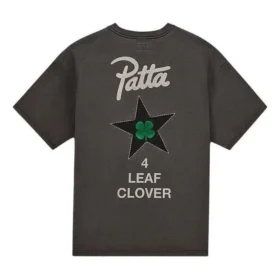 Camiseta de manga corta Converse x Patta Four-Leaf Clover, tallas asiáticas, «Negro»