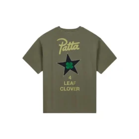 Camiseta de manga corta Converse x Patta Four-Leaf Clover Tallas asiáticas «Verde oliva»