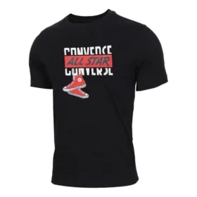 Camiseta de manga corta Dangling Chuck, tallas asiáticas, «Black»
