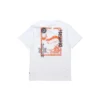 Camiseta de manga corta estampada Converse para hombre, color blanco