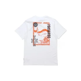 Camiseta de manga corta estampada Converse para hombre, color blanco