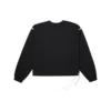 Camiseta de manga larga con cuello redondo, tallas asiáticas, «Negro»