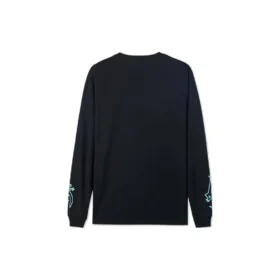 Camiseta de manga larga con gráfico de cactus, tallas asiáticas «Negro»
