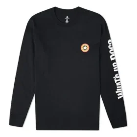 Camiseta de manga larga Converse x Bugs Bunny, tallas asiáticas, «Negro»