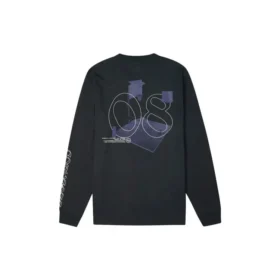 Camiseta de manga larga Distorted Court Tallas asiáticas «Negro»