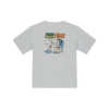 Camiseta de pesca de verano, tallas asiáticas, «Gris»