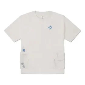 Camiseta de verano con bolsillo para bebidas, tallas asiáticas «Egret»