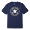 Camiseta deportiva de manga corta con cuello redondo y estampado Chuck Taylor All Star Classic «Azul marino»