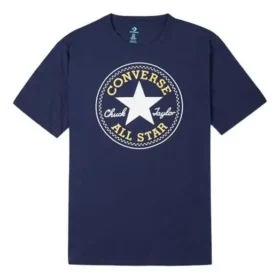 Camiseta deportiva de manga corta con cuello redondo y estampado Chuck Taylor All Star Classic «Azul marino» Camiseta deportiva de manga corta con cuello redondo y estampado Chuck Taylor All Star Classic «Azul marino»