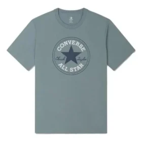 Camiseta Go-To Chuck Taylor All Star Patch de corte estándar, tallas asiáticas, «Azul» Camiseta Go-To Chuck Taylor All Star Patch de corte estándar, tallas asiáticas, «Azul»