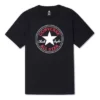 Camiseta Go-To Chuck Taylor Classic Patch de corte estándar, tallas asiáticas «Negro»