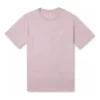 Camiseta Go-To con estrella bordada y diseño en forma de V, corte estándar, tallas asiáticas «Rosa»