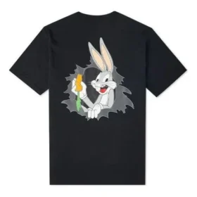 Camiseta gráfica Converse x Bugs Bunny, tallas asiáticas, «Negro»