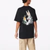Camiseta gráfica Converse x Bugs Bunny, tallas asiáticas, «Negro»