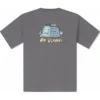 Camiseta gráfica de verano para actividades al aire libre, tallas asiáticas, «Gris»