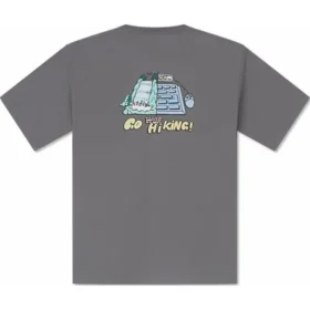 Camiseta gráfica de verano para actividades al aire libre, tallas asiáticas, «Gris»