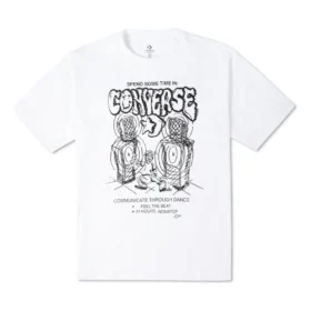 Camiseta gráfica Nonstop Joy Tallas asiáticas «Blanco»