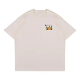 Camiseta gráfica Outdoor Tallas asiáticas «Beige»