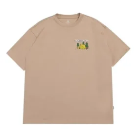 Camiseta gráfica para exteriores, tallas asiáticas «Oat Milk»