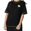 Camiseta informal Tallas asiáticas «Negro Amarillo»