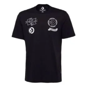 Camiseta Multi Logo Tallas asiáticas «Negro»