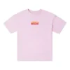 Camiseta oversize con logo en llamas Tallas asiáticas «Rosa»