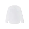 Camiseta Raglán de manga larga Chain Stitch, tallas asiáticas, «Blanco»