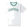 Camiseta Retro Chuck Arch, tallas asiáticas «White Green»