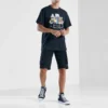 Camiseta retro Tallas asiáticas «Negro»