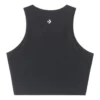 Camiseta sin mangas de punto con logotipo Tallas asiáticas «Negro»
