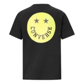 Camiseta SMILEY CONVERSE Negra