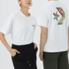 Camiseta Star Chevron Tallas asiáticas «Blanco»