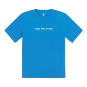 Camiseta Summer Verbiage Tallas asiáticas «Azul»