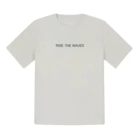 Camiseta Summer Verbiage Tallas asiáticas «Light Grey»