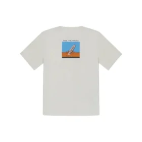 Camiseta Summer Verbiage Tallas asiáticas «Light Grey»