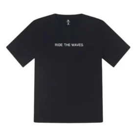 Camiseta Summer Verbiage Tallas asiáticas «Negro»