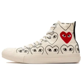 CDG x Converse Chuck Taylor All Star Multi Heart «Ivory Black»