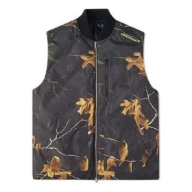 Chaleco reversible de plumón con estampado Realtree, tallas asiáticas, «Negro»